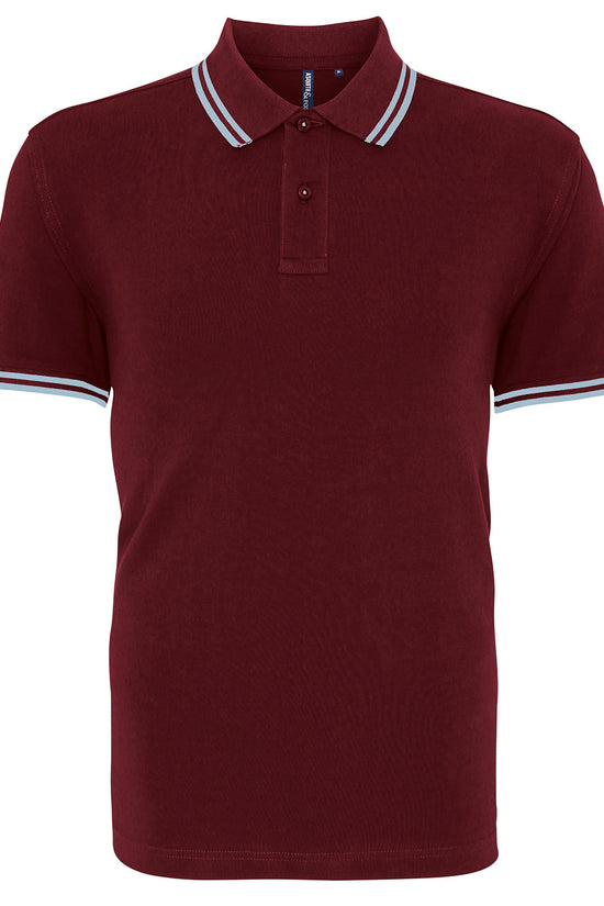 Mens Classic Fit Tipped Polo Shirt Plus Sizes