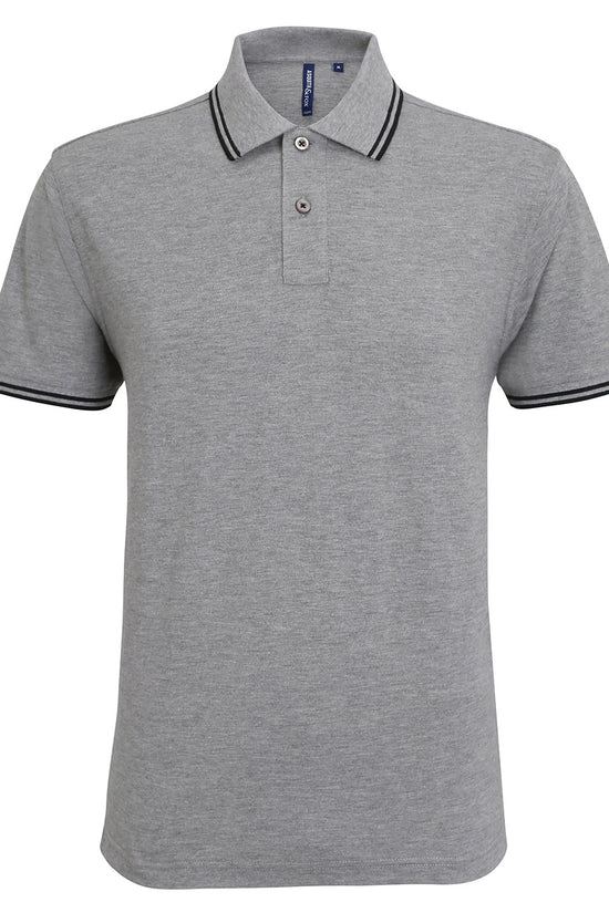 Mens Classic Fit Tipped Polo Shirt Plus Sizes