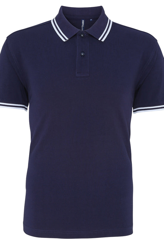 Mens Classic Fit Tipped Polo Shirt Plus Sizes
