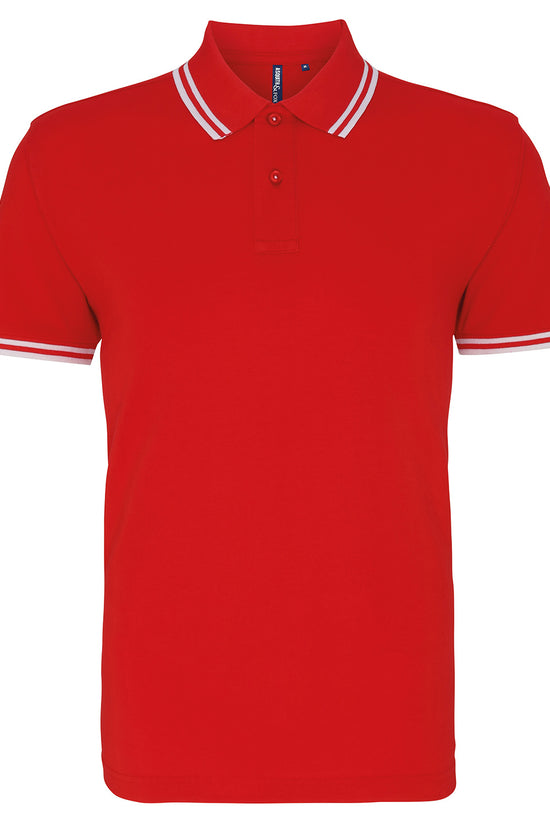 Mens Classic Fit Tipped Polo Shirt Plus Sizes