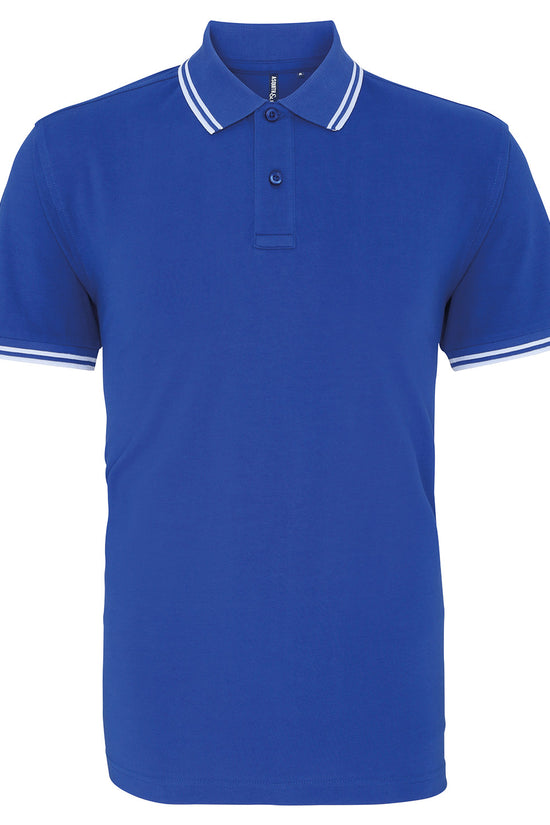 Mens Classic Fit Tipped Polo Shirt Plus Sizes