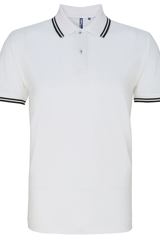Mens Classic Fit Tipped Polo Shirt Plus Sizes