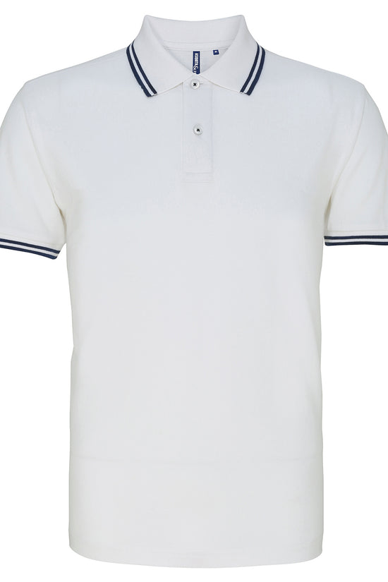 Mens Classic Fit Tipped Polo Shirt Plus Sizes