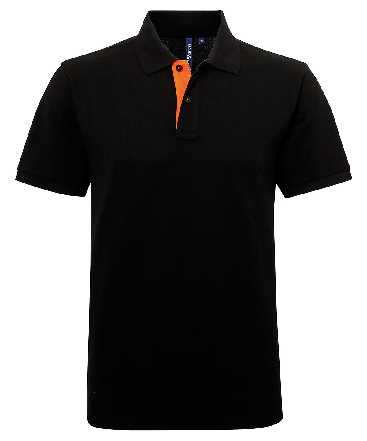 Mens Classic Fit Contrast Polo Plus Sizes