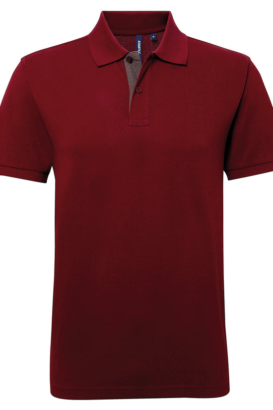 Mens Classic Fit Contrast Polo Plus Sizes