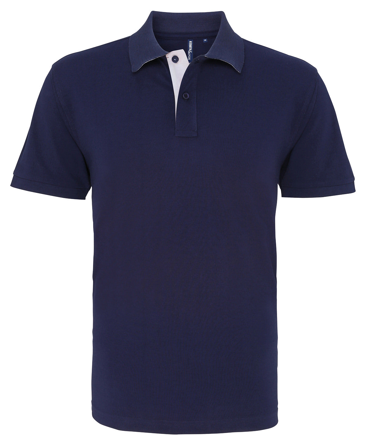 Mens Classic Fit Contrast Polo Plus Sizes
