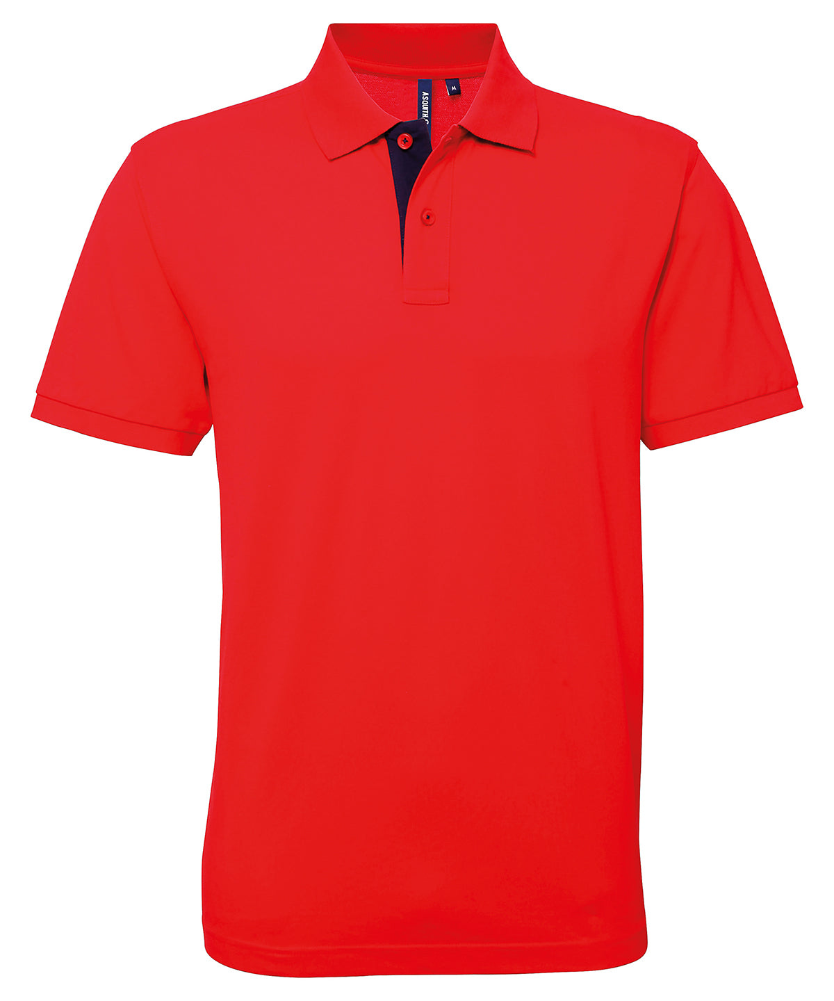Mens Classic Fit Contrast Polo Plus Sizes