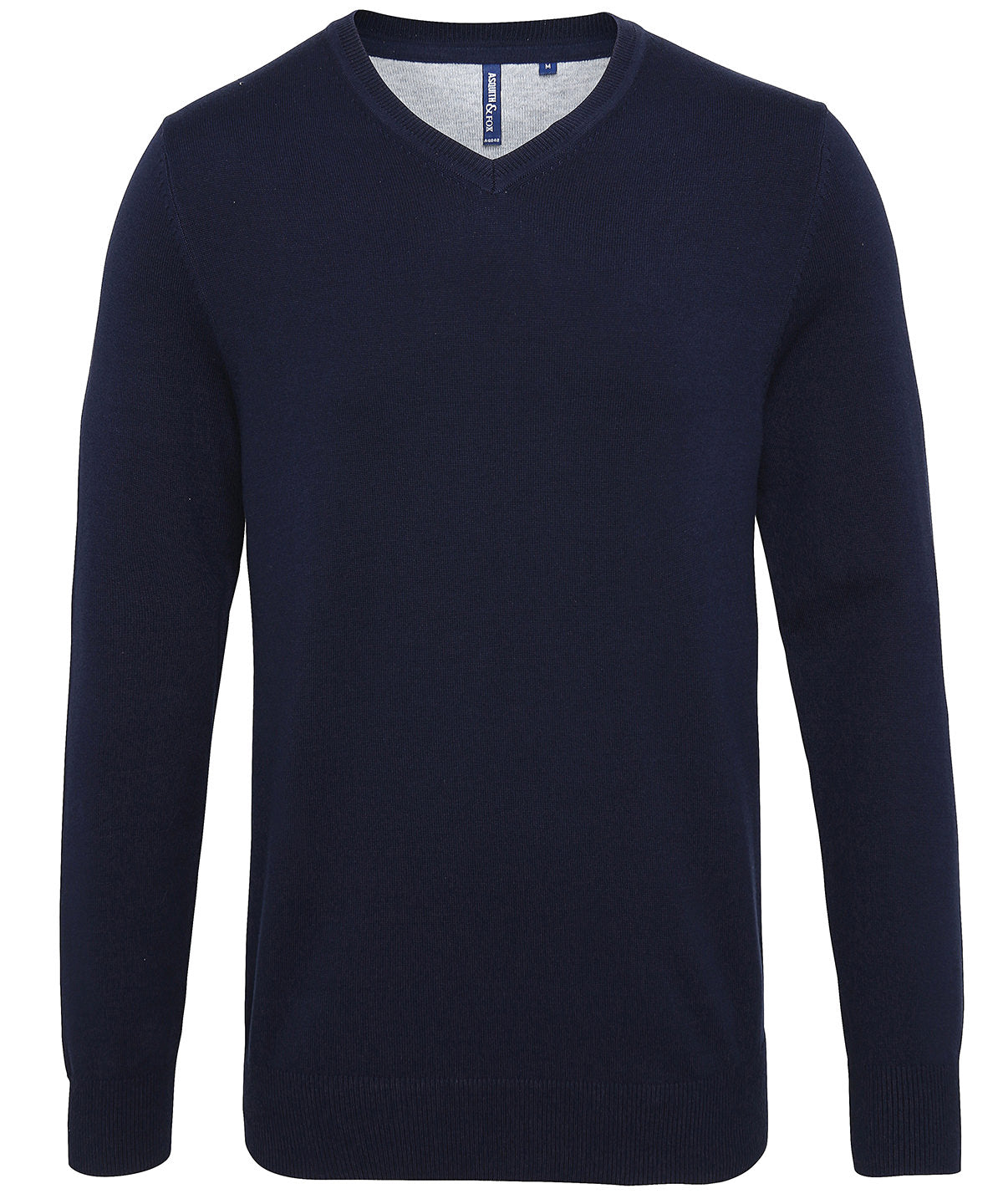 Classic VNeck Sweater for Men Cotton Blend Knit Jumper
