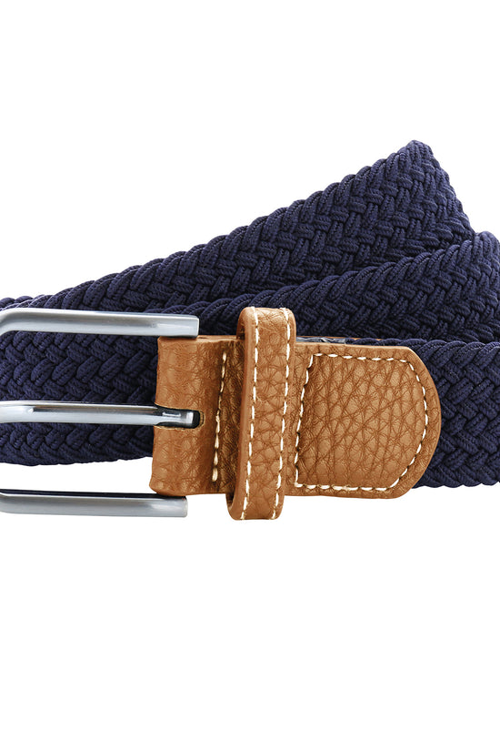 Asquith Fox Braid Stretch Belt Fashionable Zig Zag Contrast Pattern