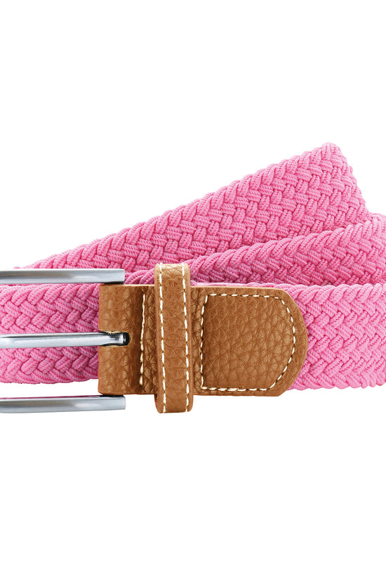 Asquith Fox Braid Stretch Belt Fashionable Zig Zag Contrast Pattern