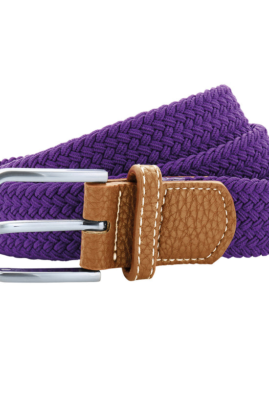 Asquith Fox Braid Stretch Belt Fashionable Zig Zag Contrast Pattern