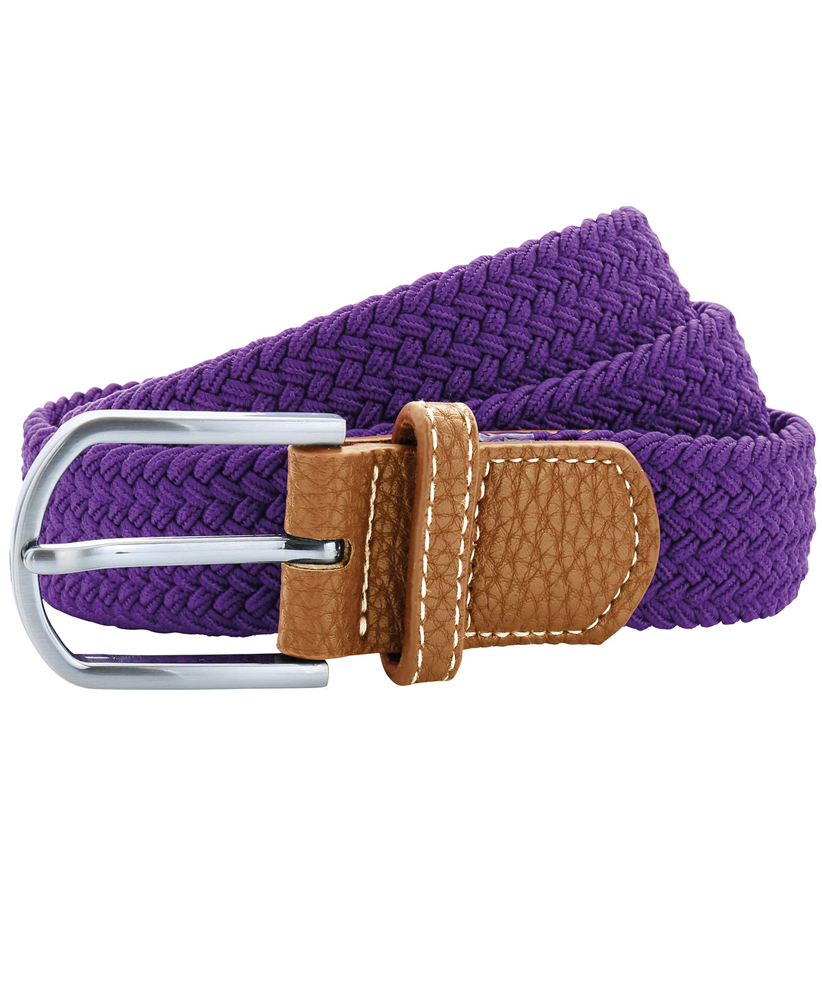 Asquith Fox Braid Stretch Belt Fashionable Zig Zag Contrast Pattern