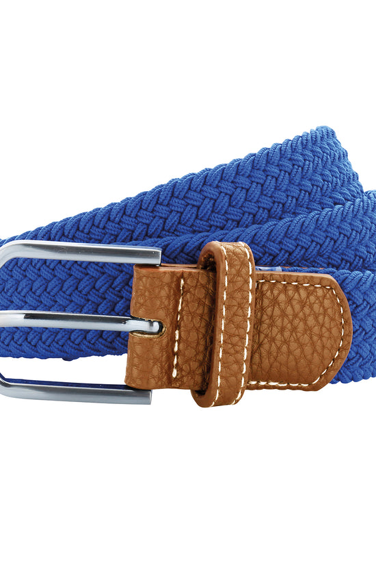 Asquith Fox Braid Stretch Belt Fashionable Zig Zag Contrast Pattern