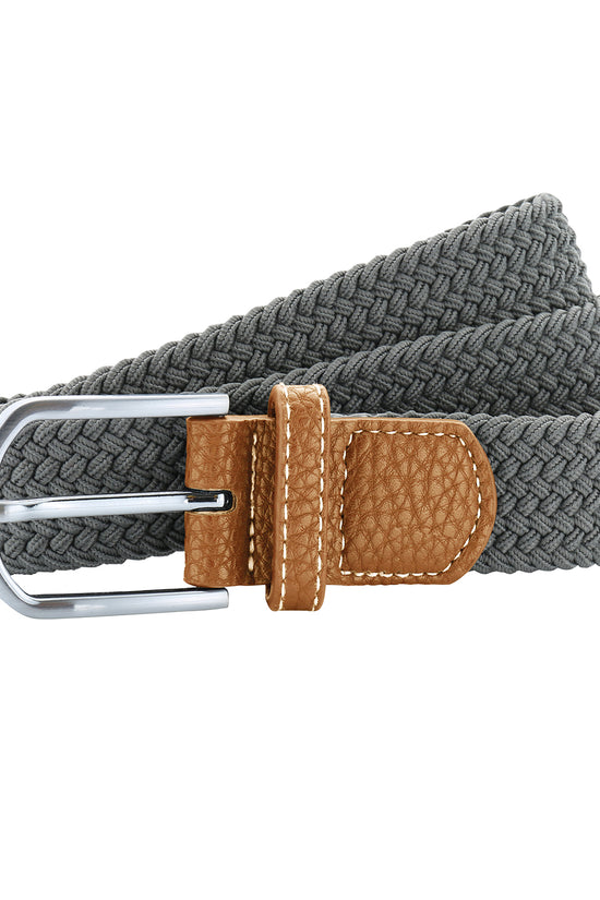 Asquith Fox Braid Stretch Belt Fashionable Zig Zag Contrast Pattern