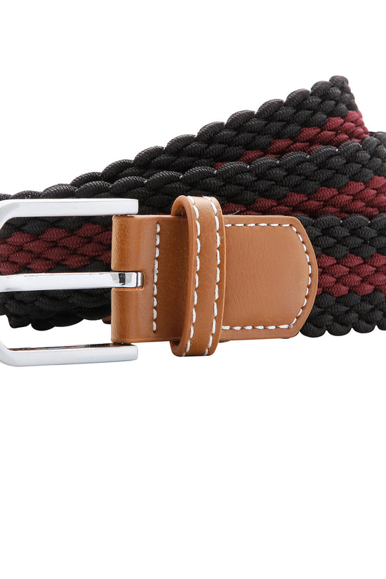 Asquith Fox TwoColor Stripe Stretch Belt Unisex Adult Belts
