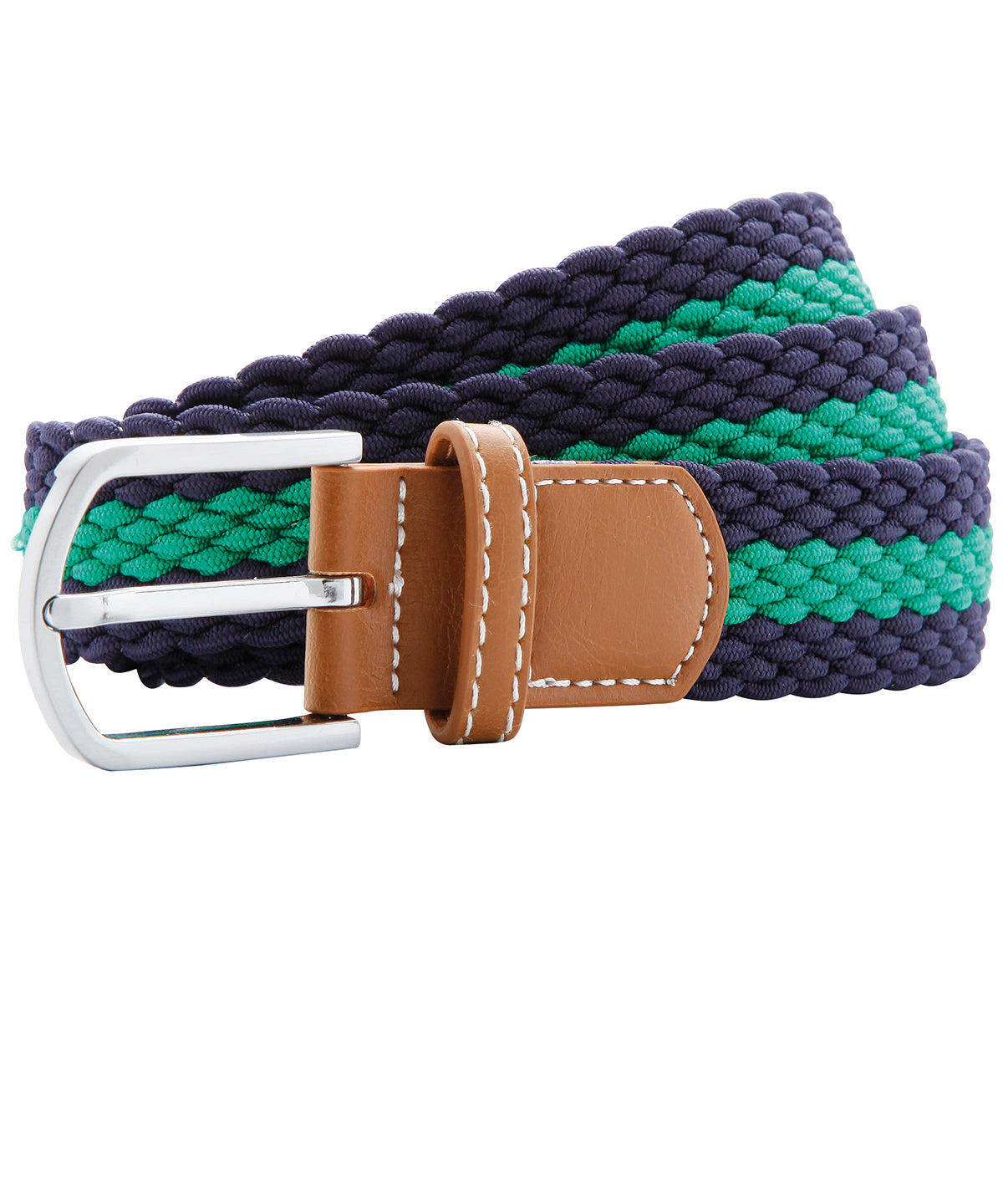 Asquith Fox TwoColor Stripe Stretch Belt Unisex Adult Belts