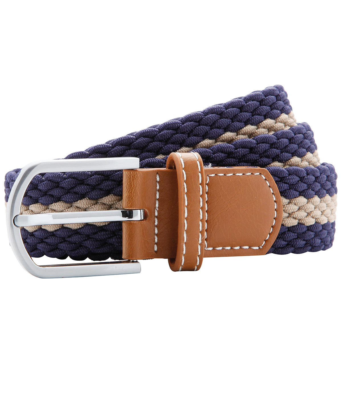 Asquith Fox TwoColor Stripe Stretch Belt Unisex Adult Belts