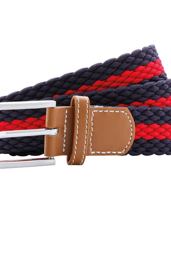 Asquith Fox TwoColor Stripe Stretch Belt Unisex Adult Belts