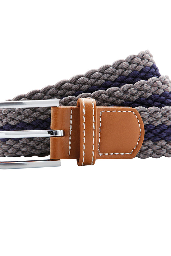 Asquith Fox TwoColor Stripe Stretch Belt Unisex Adult Belts
