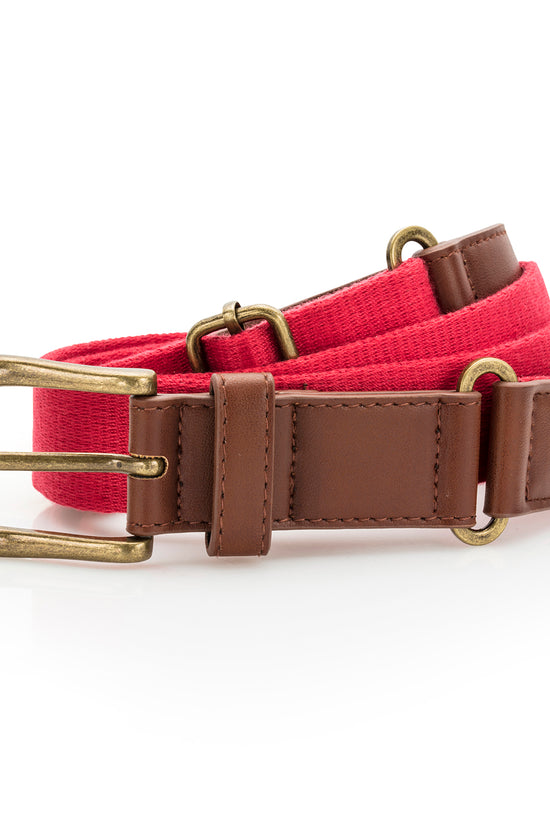 Asquith Fox Faux Leather and Canvas Belt Unisex Gifting Accessories