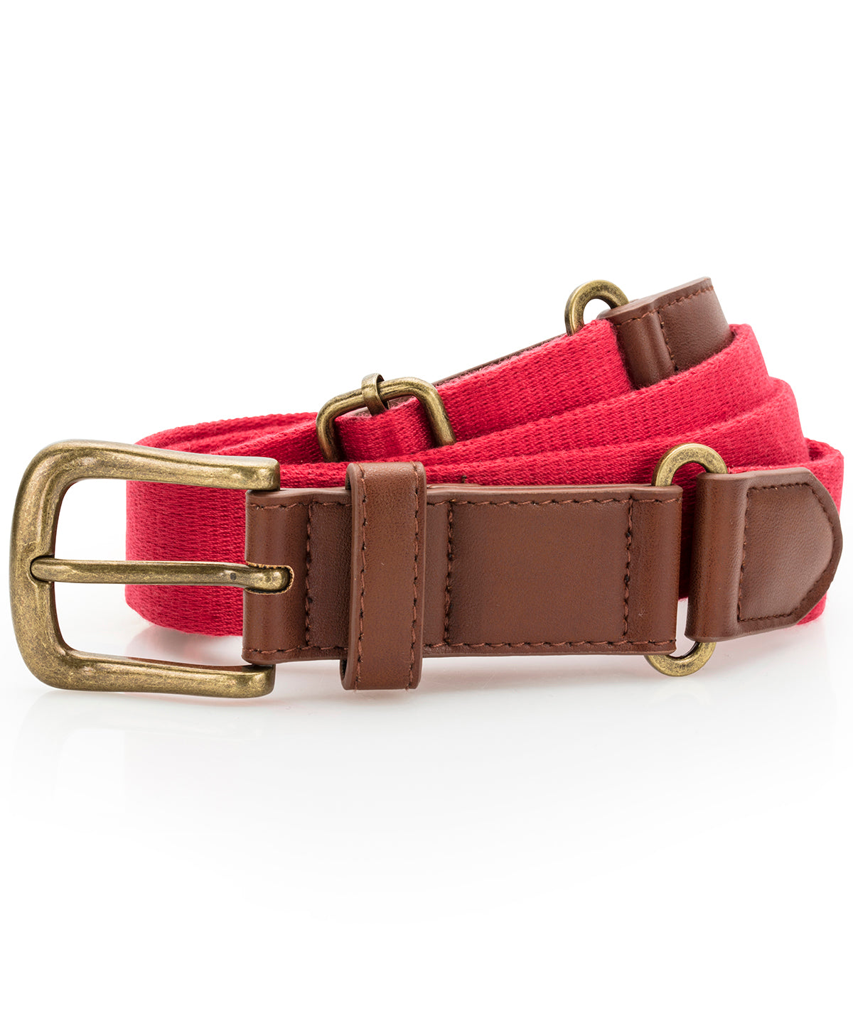 Asquith Fox Faux Leather and Canvas Belt Unisex Gifting Accessories