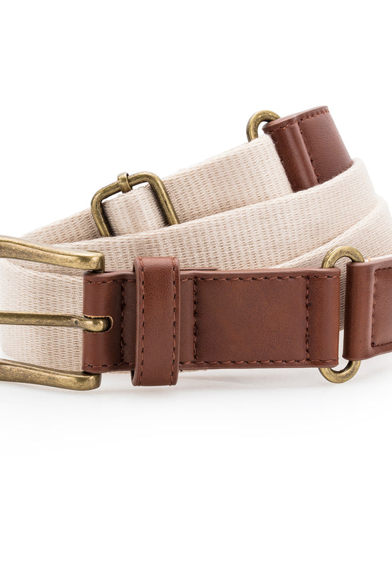 Asquith Fox Faux Leather and Canvas Belt Unisex Gifting Accessories