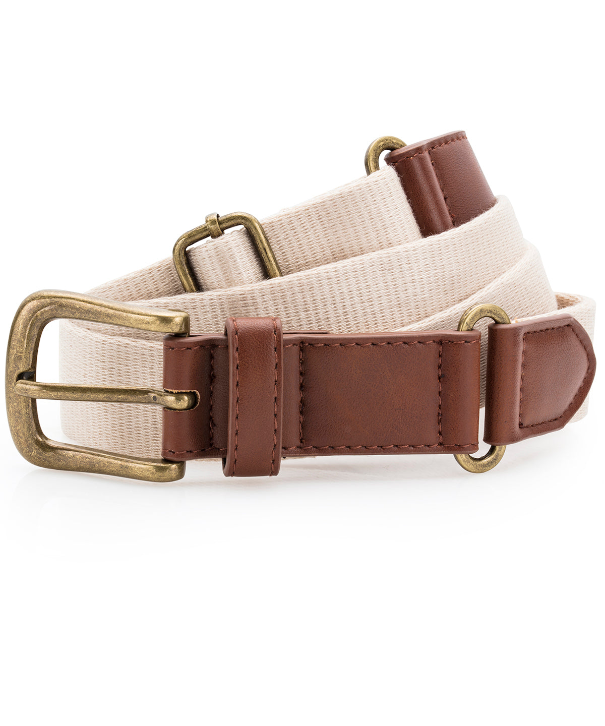 Asquith Fox Faux Leather and Canvas Belt Unisex Gifting Accessories
