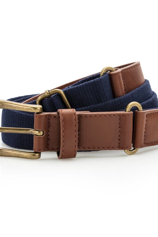 Asquith Fox Faux Leather and Canvas Belt Unisex Gifting Accessories