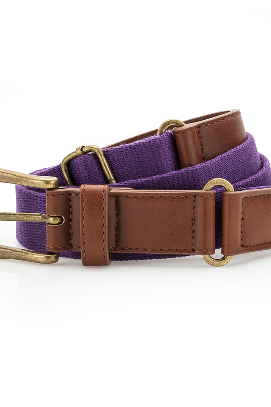 Asquith Fox Faux Leather and Canvas Belt Unisex Gifting Accessories