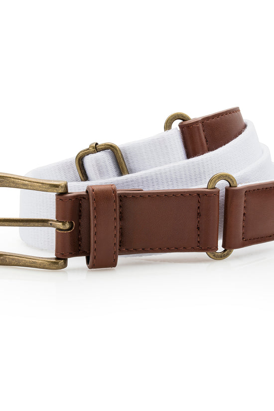 Asquith Fox Faux Leather and Canvas Belt Unisex Gifting Accessories