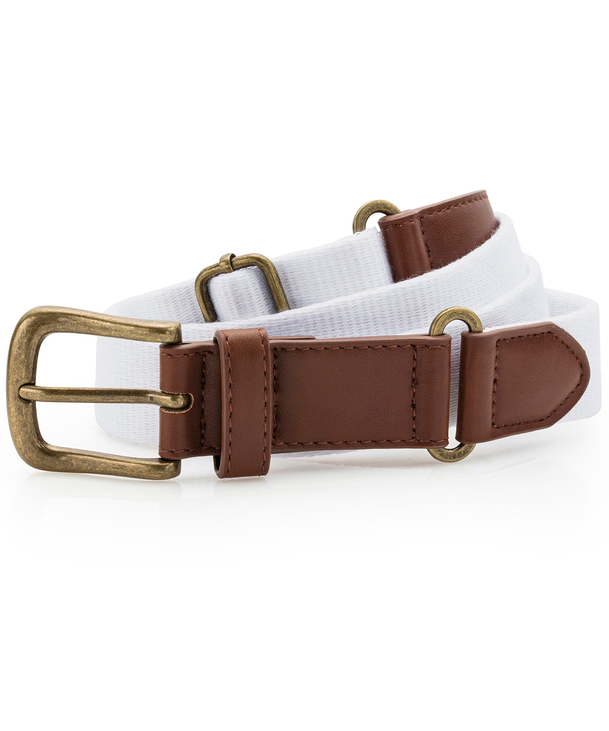 Asquith Fox Faux Leather and Canvas Belt Unisex Gifting Accessories