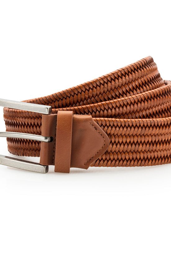 Premium Leather Braid Belt Unisex Adult Gifting Accessories