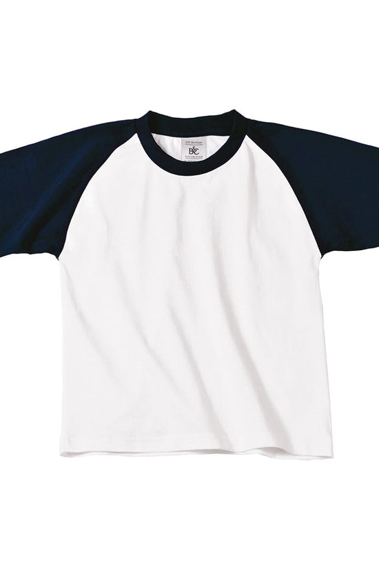 BC Kids Baseball TShirt with Contrasting Collar