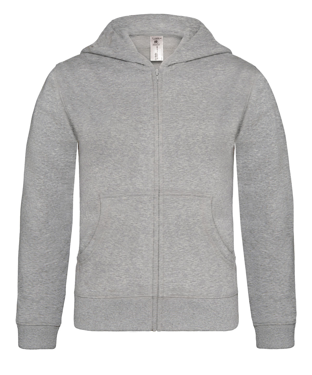 BC Collection Kids Full Zip Hoodie Unisex Junior Organic