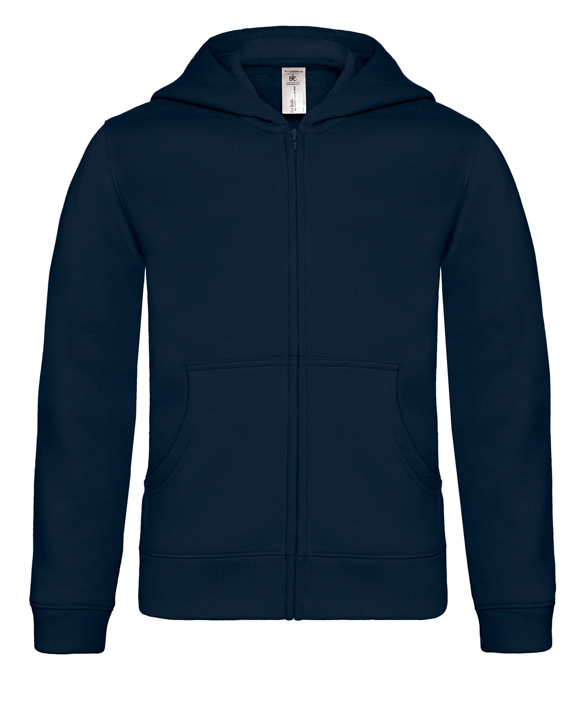 BC Collection Kids Full Zip Hoodie Unisex Junior Organic