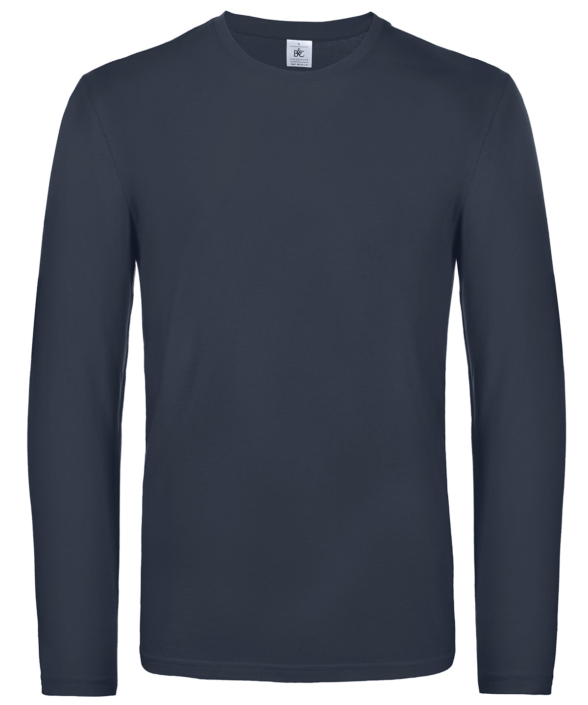 BC E190 Mens Plus Size Long Sleeve TShirt Organic Cotton