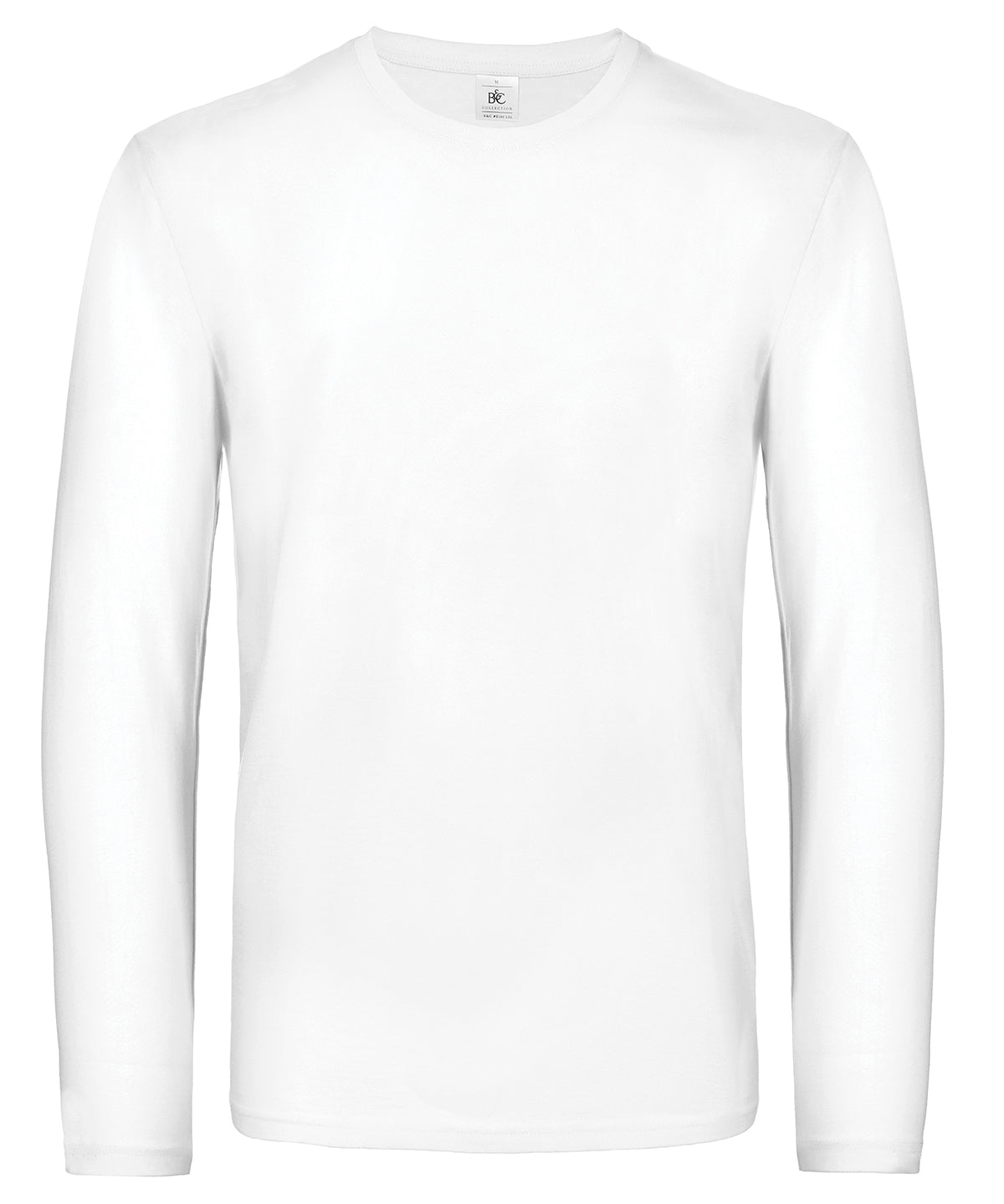 BC E190 Mens Plus Size Long Sleeve TShirt Organic Cotton