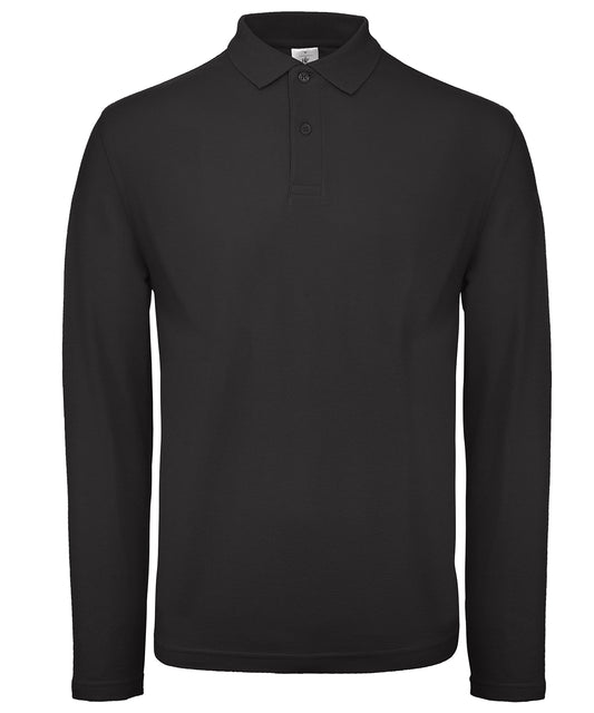 BC Collection Long Sleeved Unisex Polo Shirt Organic Cotton