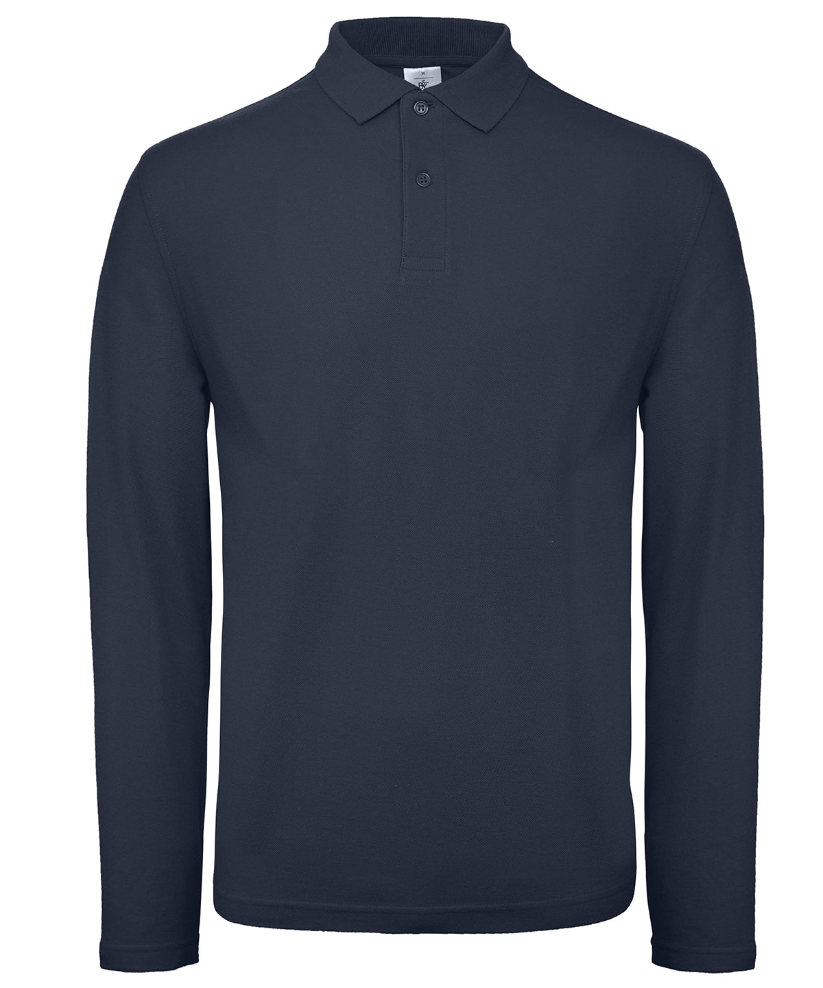BC Collection Long Sleeved Unisex Polo Shirt Organic Cotton