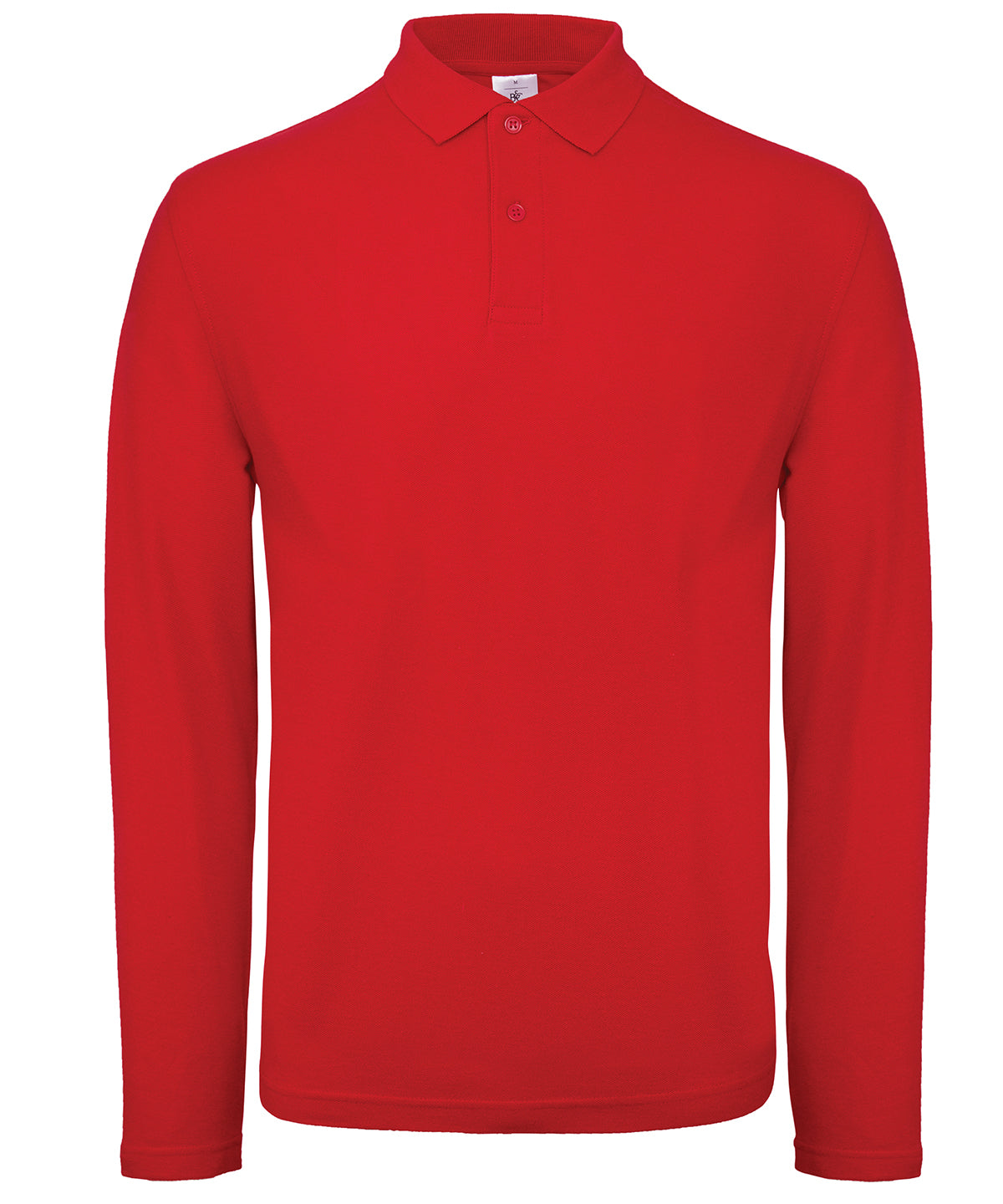 BC Collection Long Sleeved Unisex Polo Shirt Organic Cotton