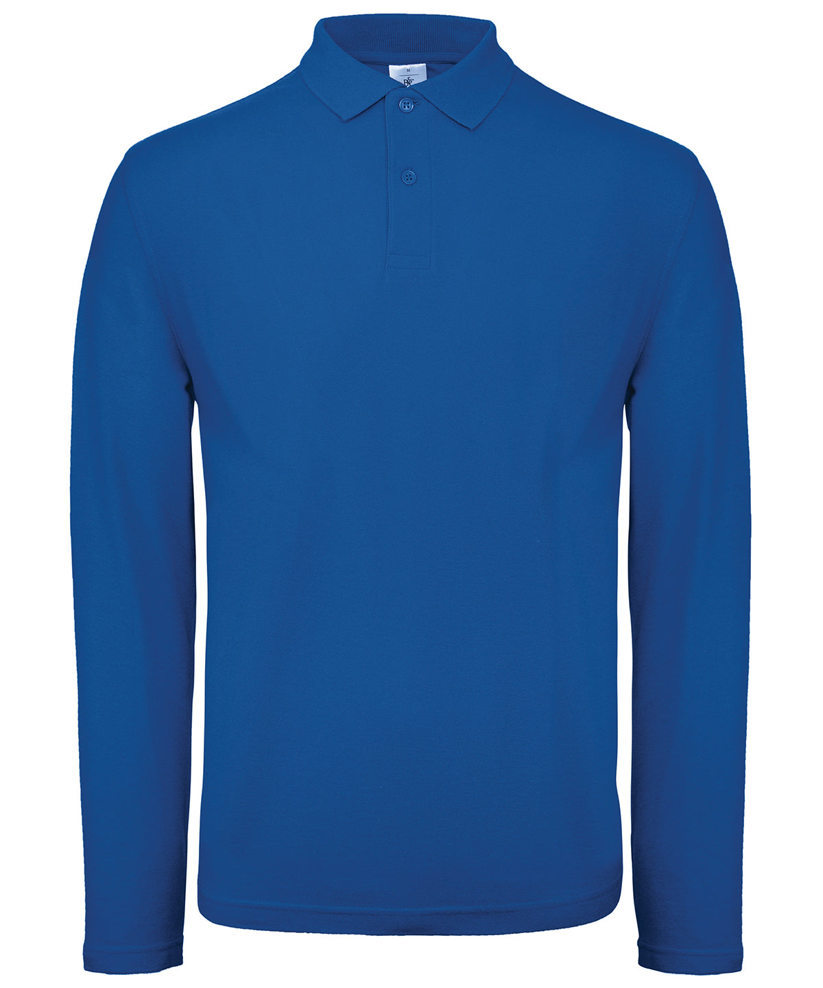 BC Collection Long Sleeved Unisex Polo Shirt Organic Cotton