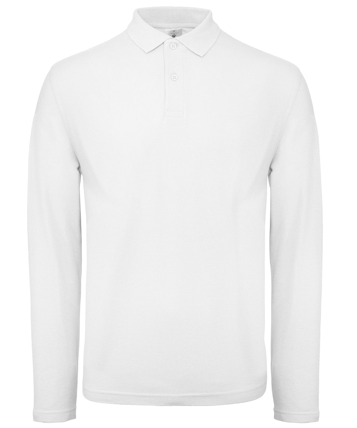BC Collection Long Sleeved Unisex Polo Shirt Organic Cotton