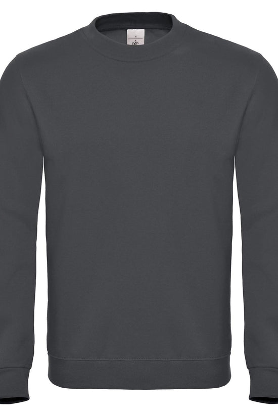 BC ID002 Sweatshirt Modern Cut Ribbed Collar Plus Sizes