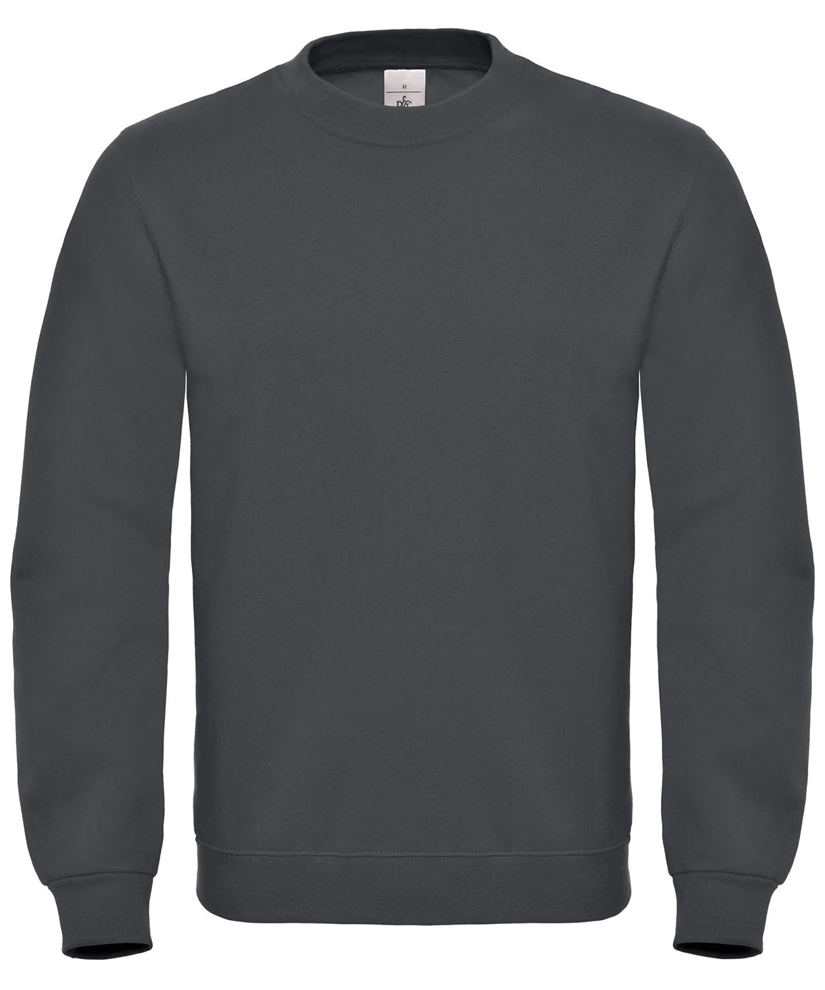 BC ID002 Sweatshirt Modern Cut Ribbed Collar Plus Sizes