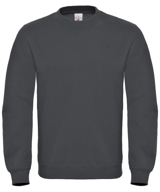 BC ID002 Sweatshirt Modern Cut Ribbed Collar Plus Sizes