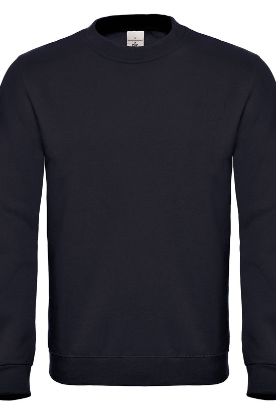 BC ID002 Sweatshirt Modern Cut Ribbed Collar Plus Sizes