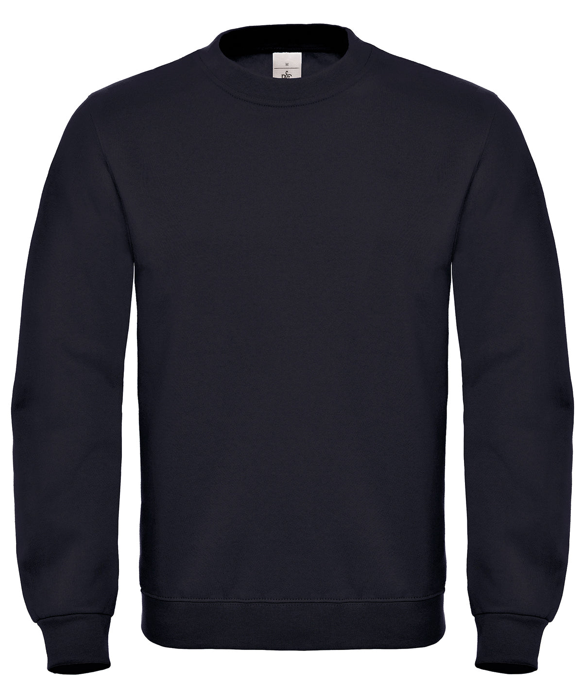 BC ID002 Sweatshirt Modern Cut Ribbed Collar Plus Sizes
