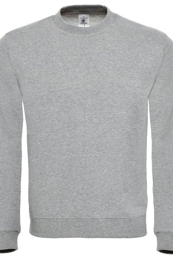 BC ID002 Sweatshirt Modern Cut Ribbed Collar Plus Sizes