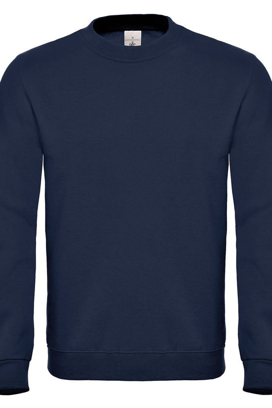BC ID002 Sweatshirt Modern Cut Ribbed Collar Plus Sizes