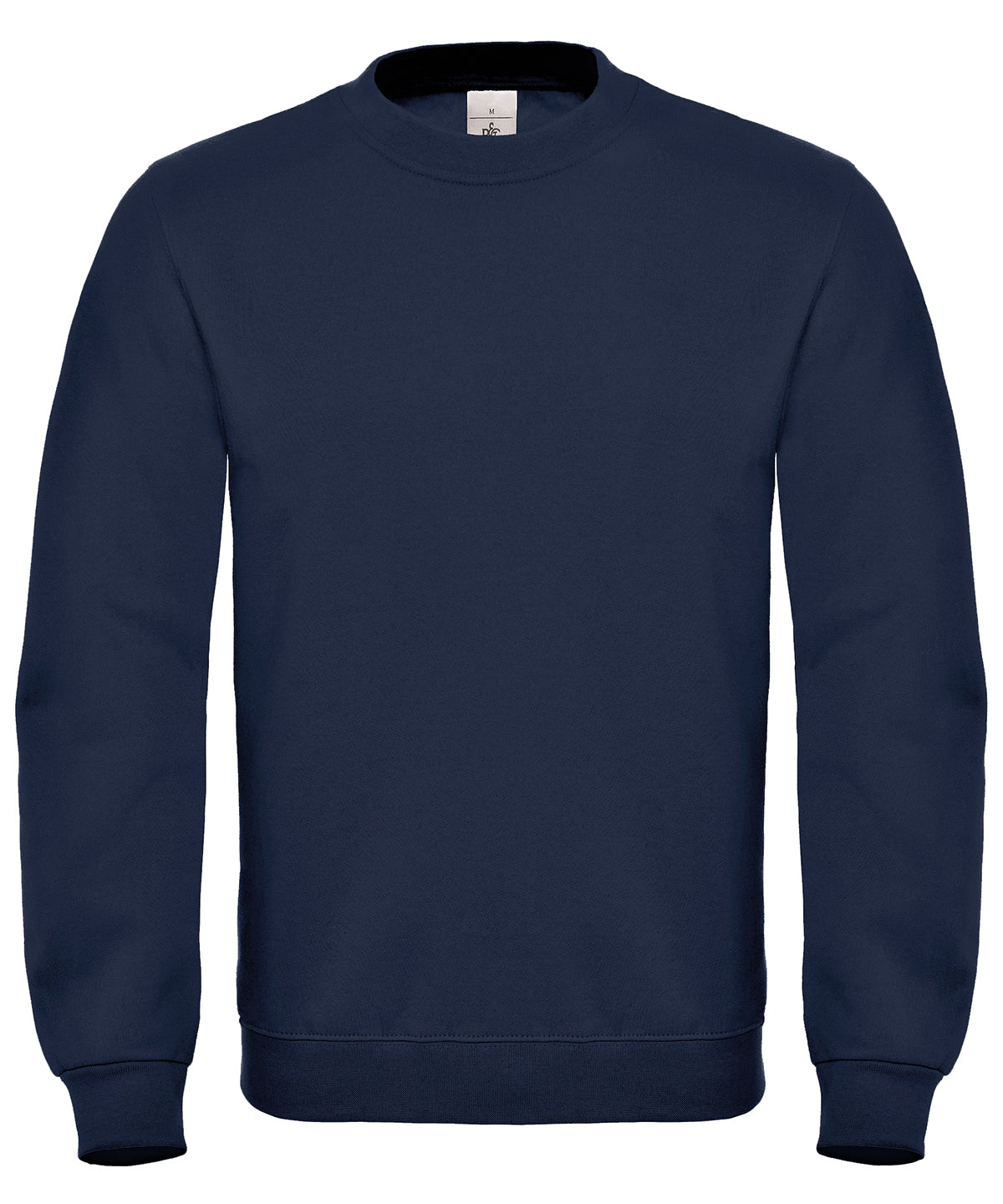 BC ID002 Sweatshirt Modern Cut Ribbed Collar Plus Sizes
